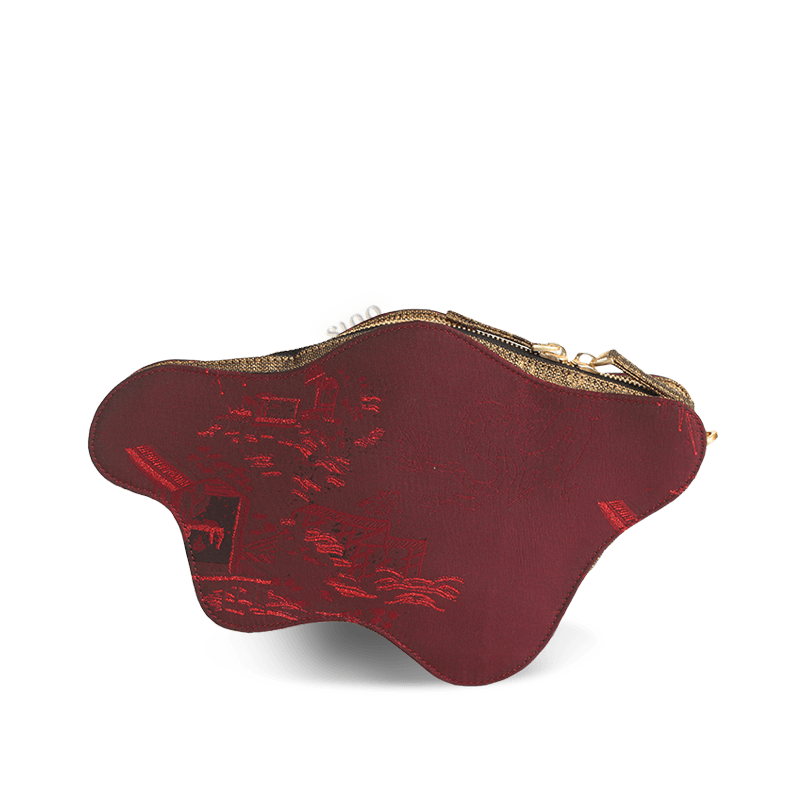 Ultra-Light Cloud Shape Handbag in Recycled Fabric with Hualuo Silk 145g - Image 17