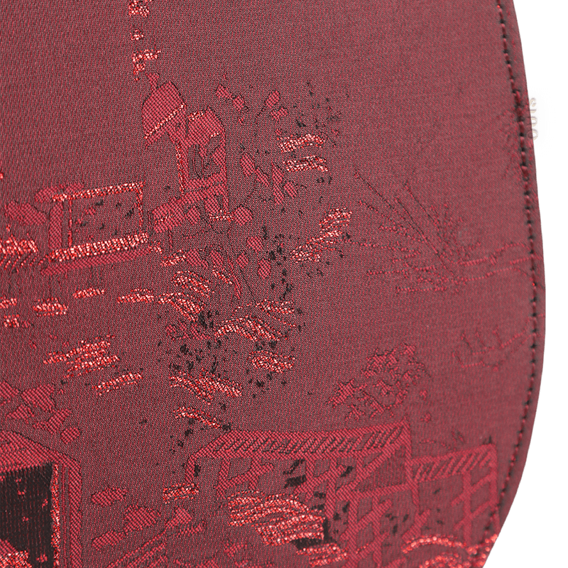 Ultra-Light Saddle Loong Embroidery Bag Recycled Fabric with Hualuo Silk 216g - Image 11