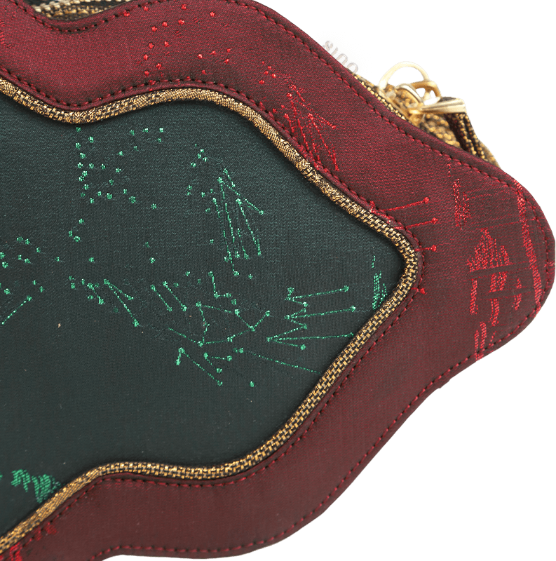 Ultra-Light Gourd Bag Graphene Recycled Fabric Hualuo Silk Luxury Design 155g - Image 8