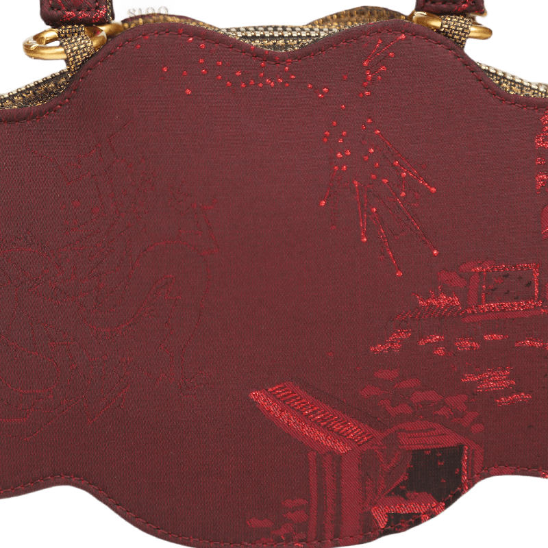 Ultra-Light Ruyi Loong Embroidery Handbag – Recycled Fabric with Hualuo Silk 205g - Image 13