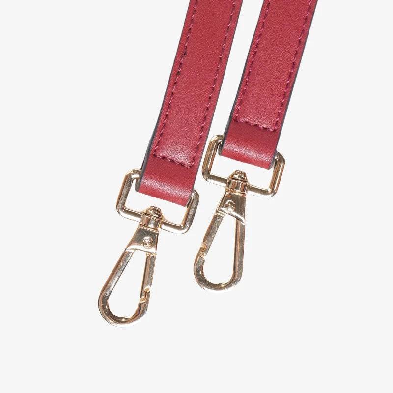 Sinocultural Embroidery Leather Red Tote Bag Magnolia Women's Handbag - Image 13