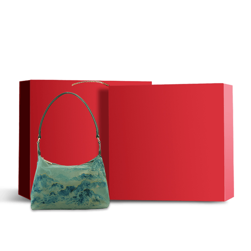 Xiangyunsha Silk Mulberry Silk Vintage Shoulder Bag - Image 13