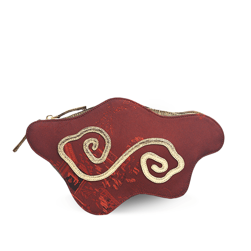 Ultra-Light Cloud Shape Handbag in Recycled Fabric with Hualuo Silk 145g - Image 16