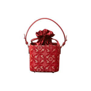 Song Brocade New Chinese Style Cube Bucket Bag