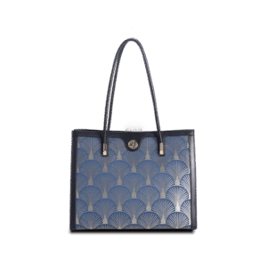 Embroidery Leather Elegant Single Shoulder Tote Bag