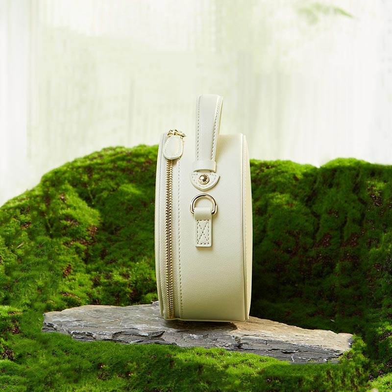 Song Brocade Silk Vintage Round Bag - Image 4