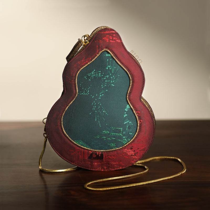 Ultra-Light Gourd Bag Graphene Recycled Fabric Hualuo Silk Luxury Design 155g - Image 6