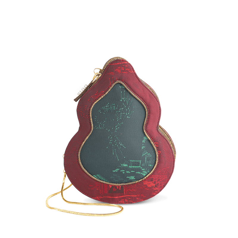 Ultra-Light Gourd Bag Graphene Recycled Fabric Hualuo Silk Luxury Design 155g