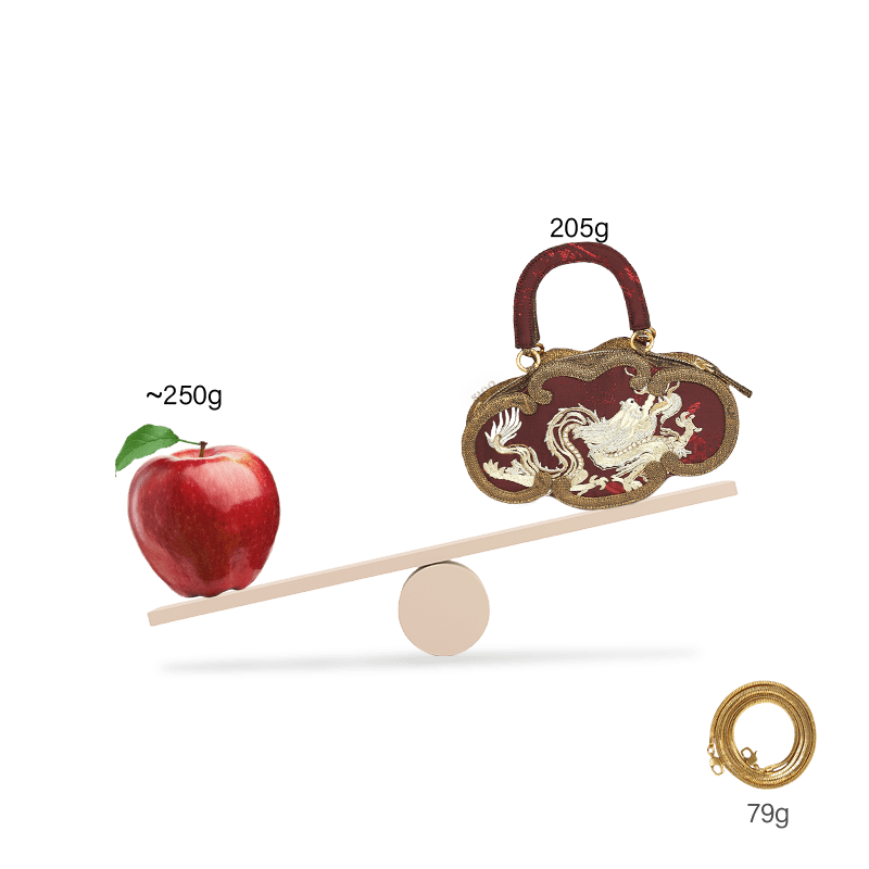 Ultra-Light Ruyi Loong Embroidery Handbag – Recycled Fabric with Hualuo Silk 205g - Image 20