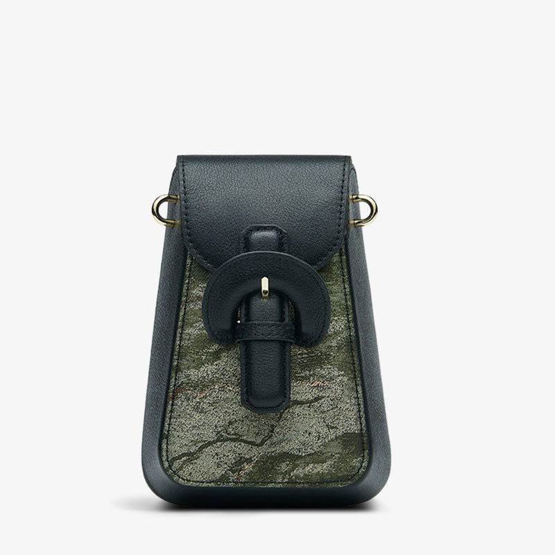 Woven Brocade Vintage Shoulder Phone Bag - Image 3